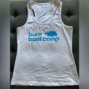 Burn Boot Camp Racerback Top. Sz L. Never worn!